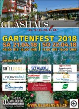 Gartenfest 21. und 22. 04. 2018 bei der Grtnerei Waldisphl Sins
